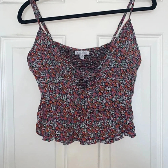 Patrons of Peace Floral Tank Top - Picture 1 of 4